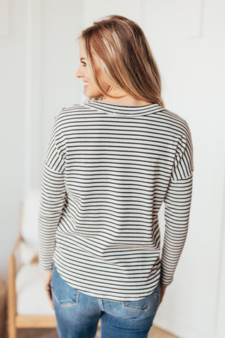 Cherish Soft Stripe Top