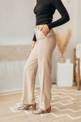 Work Day Straight Legged Pants - 2 Colors