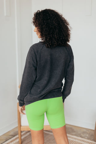 Mineral Wash Pullover Sweatshirt