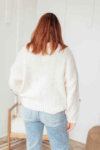 Kai Flower Crocheted Sweater