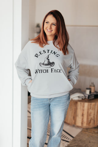 Resting Witch Face Graphic Crewneck