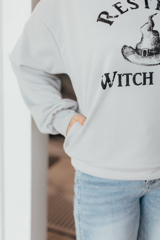 Resting Witch Face Graphic Crewneck
