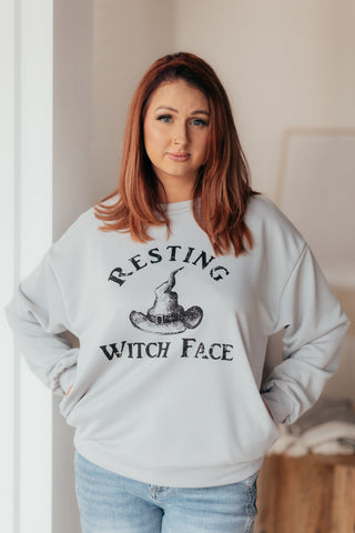 Resting Witch Face Graphic Crewneck