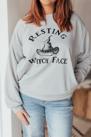 Resting Witch Face Graphic Crewneck