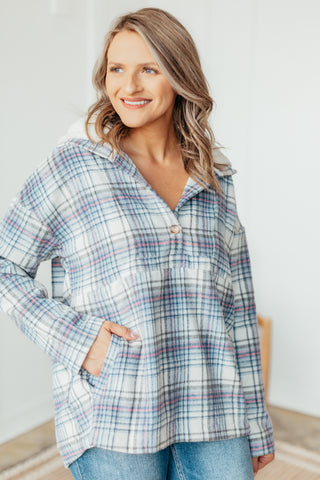 Forever Plaid Hooded Pullover