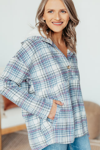 Forever Plaid Hooded Pullover