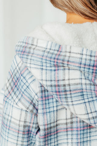 Forever Plaid Hooded Pullover