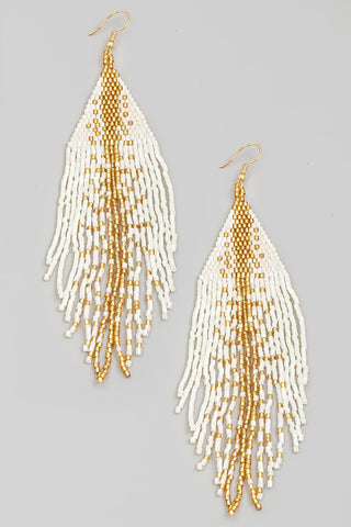 Boho Beaded Earrings - 2 Colors