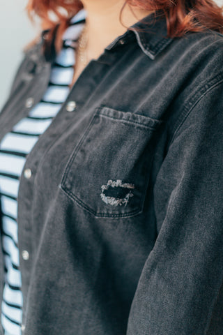 Jackson Ripped Denim Jacket