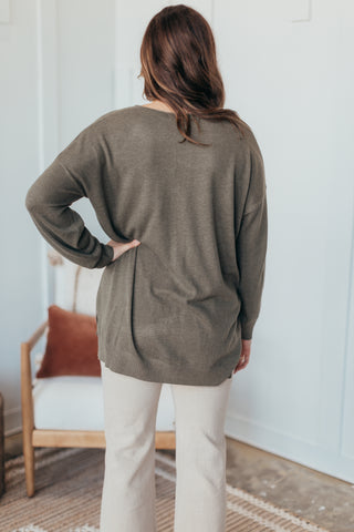 Nic Solid V-Neck Sweater - 2 Colors