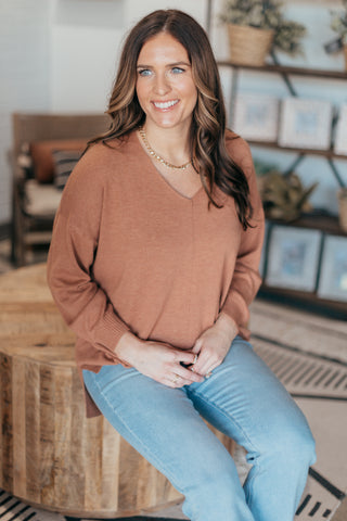 Nic Solid V-Neck Sweater - 2 Colors