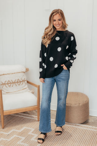 Polka Dot Cozy Sweater - 3 Colors