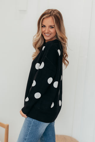 Polka Dot Cozy Sweater - 3 Colors