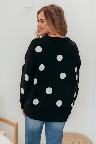 Polka Dot Cozy Sweater - 3 Colors