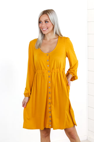 Kendra Ruched Waist Dress - 3 Colors