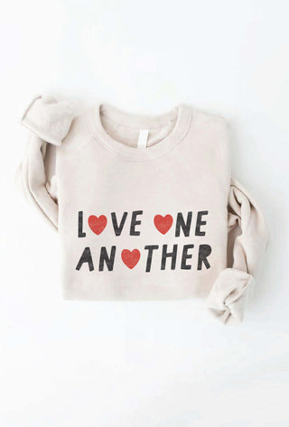 Oat Collective | Love One Another Sweatshirt - 5 Colors