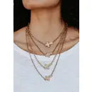 Multi Layer Cross Necklace
