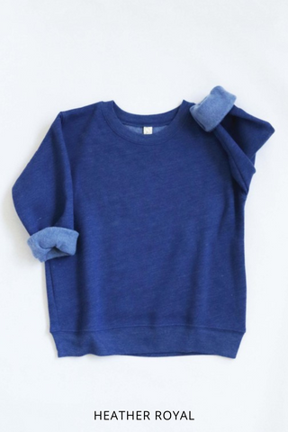 Kids- Oat Collective | Basic Solid Sweatshirt