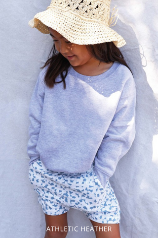 Kids- Oat Collective | Basic Solid Sweatshirt