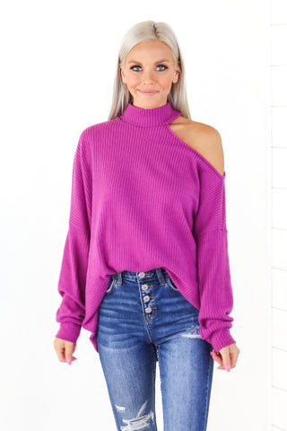 Melanie Cold Shoulder Top - 2 Colors