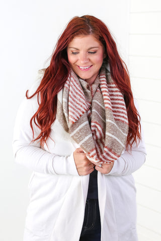 Jack Frost Striped Scarf