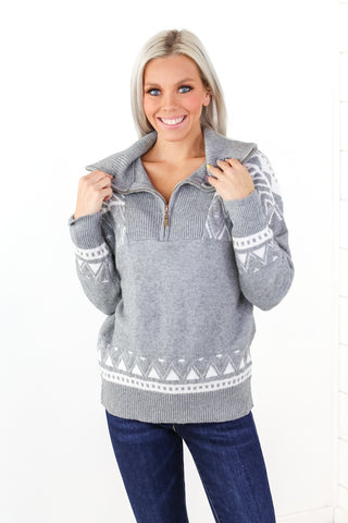 Nothin' On You Zip Pullover - 2 Colors