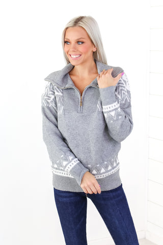 Nothin' On You Zip Pullover - 2 Colors