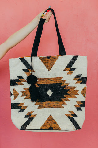 Turn Around Aztec Tote Bag