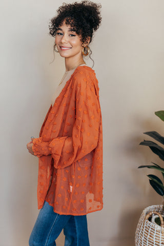 Girls Dinner Polk a Dot Cardigan