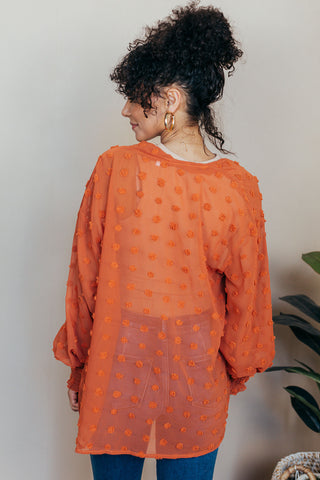 Girls Dinner Polk a Dot Cardigan