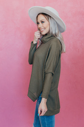 Tiny Dancer Cowl Neck Top - 3 Colors