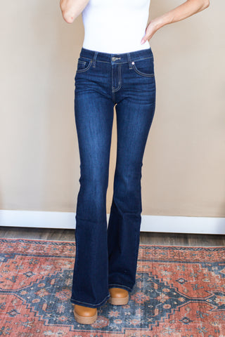 Kan Can Mid Rise Flare Jeans