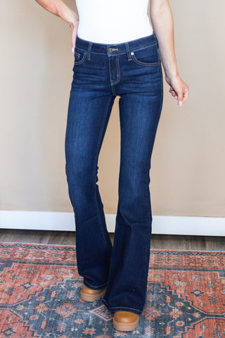 Kan Can Mid Rise Flare Jeans