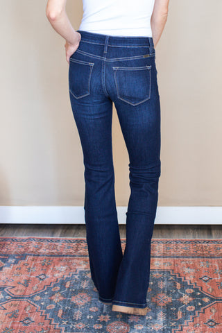 Kan Can Mid Rise Flare Jeans