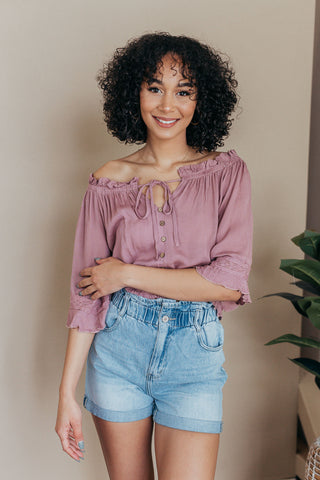 Kyra Balloon Sleeve Top - 2 Colors