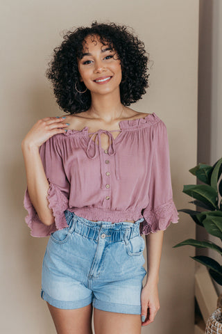 Kyra Balloon Sleeve Top - 2 Colors