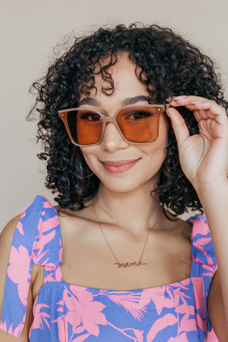 Glittery Frame Sunglasses - 6 Colors