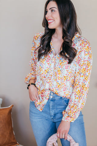 All Chic Floral Blouse