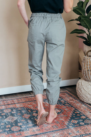 Twill Sueded Jogger