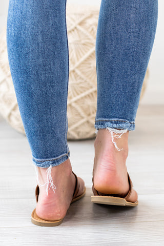 Athena Double Band Sandal - 2 Colors