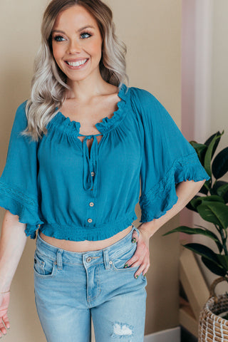 Kyra Balloon Sleeve Top - 2 Colors