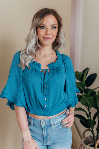 Kyra Balloon Sleeve Top - 2 Colors