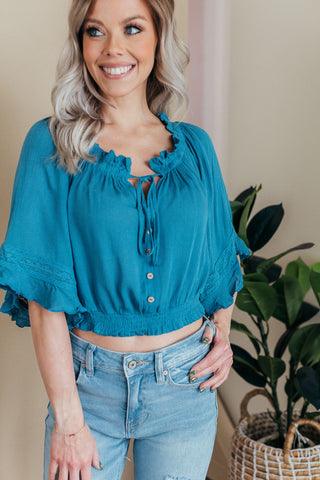 Kyra Balloon Sleeve Top - 2 Colors