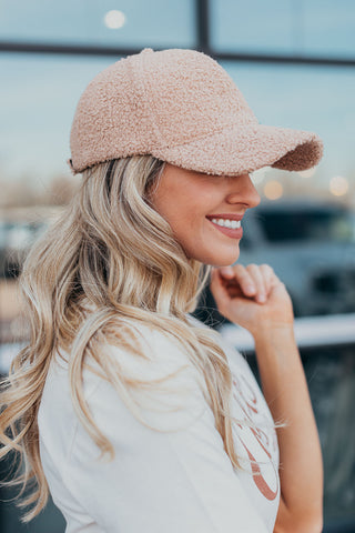 Sherpa Teddy Bear Cap - 2 Colors