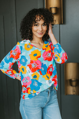 Spring Is In the Air Floral Top