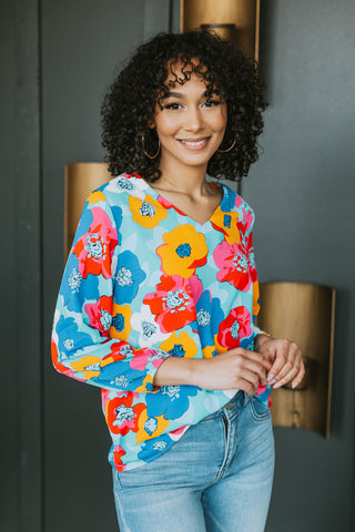 Spring Is In the Air Floral Top