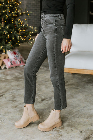 Ally Grey Ultra High Rise Jean