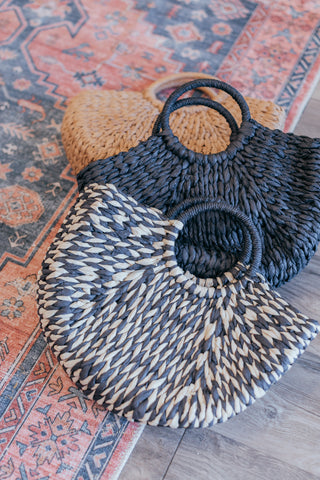 O-Ring Straw Tote - 3 Colors