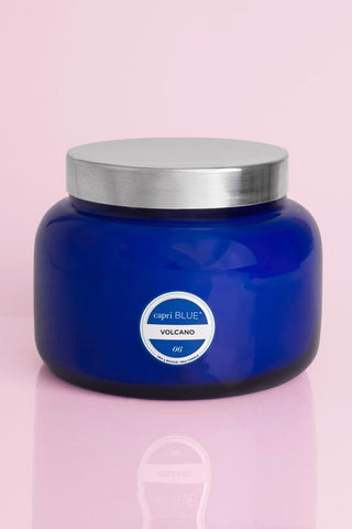 Volcano Jumbo Capri Blue Candle
