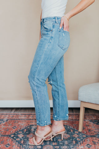 Kan Can Missy High Rise Slim Straight Jeans